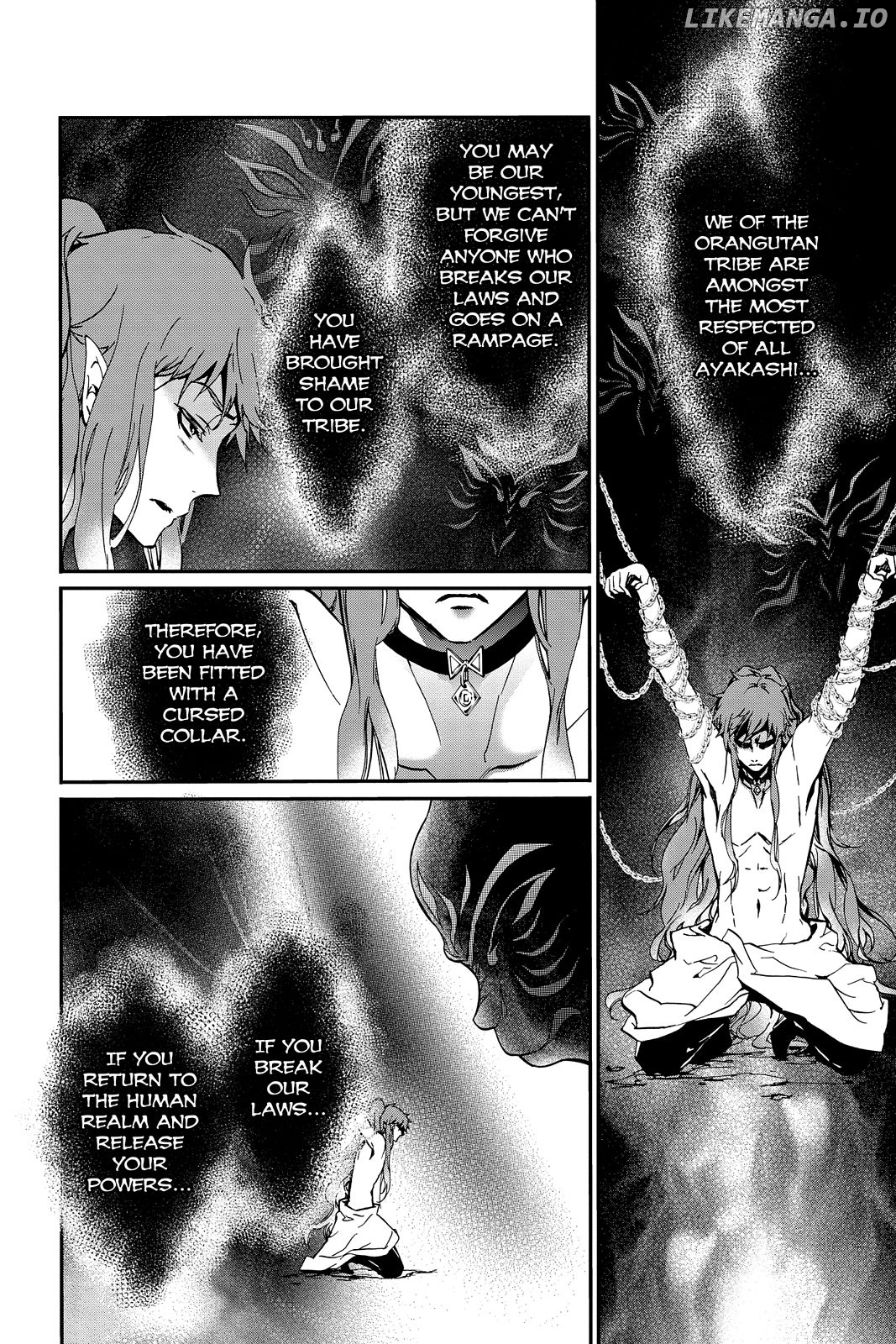 Momochi-san Chi no Ayakashi Ouji chapter 38.5 - page 4