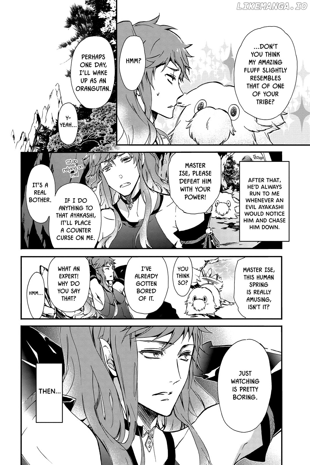Momochi-san Chi no Ayakashi Ouji chapter 38.5 - page 8