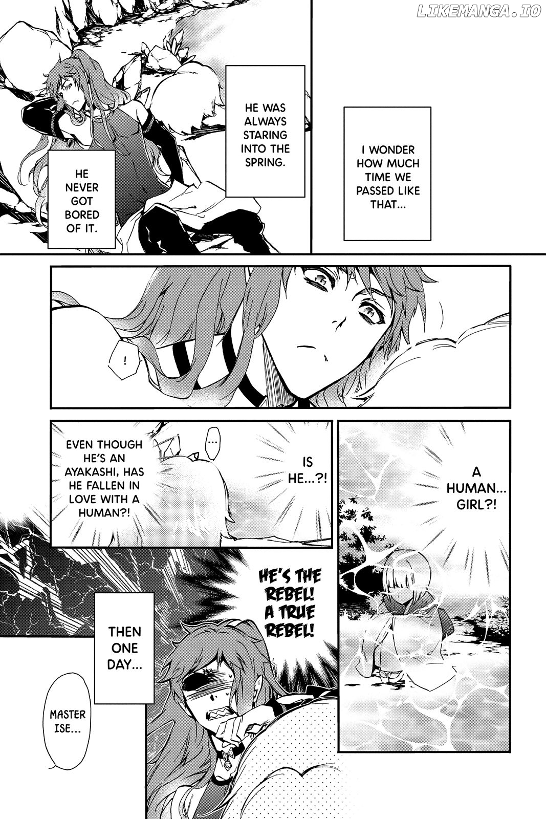 Momochi-san Chi no Ayakashi Ouji chapter 38.5 - page 9