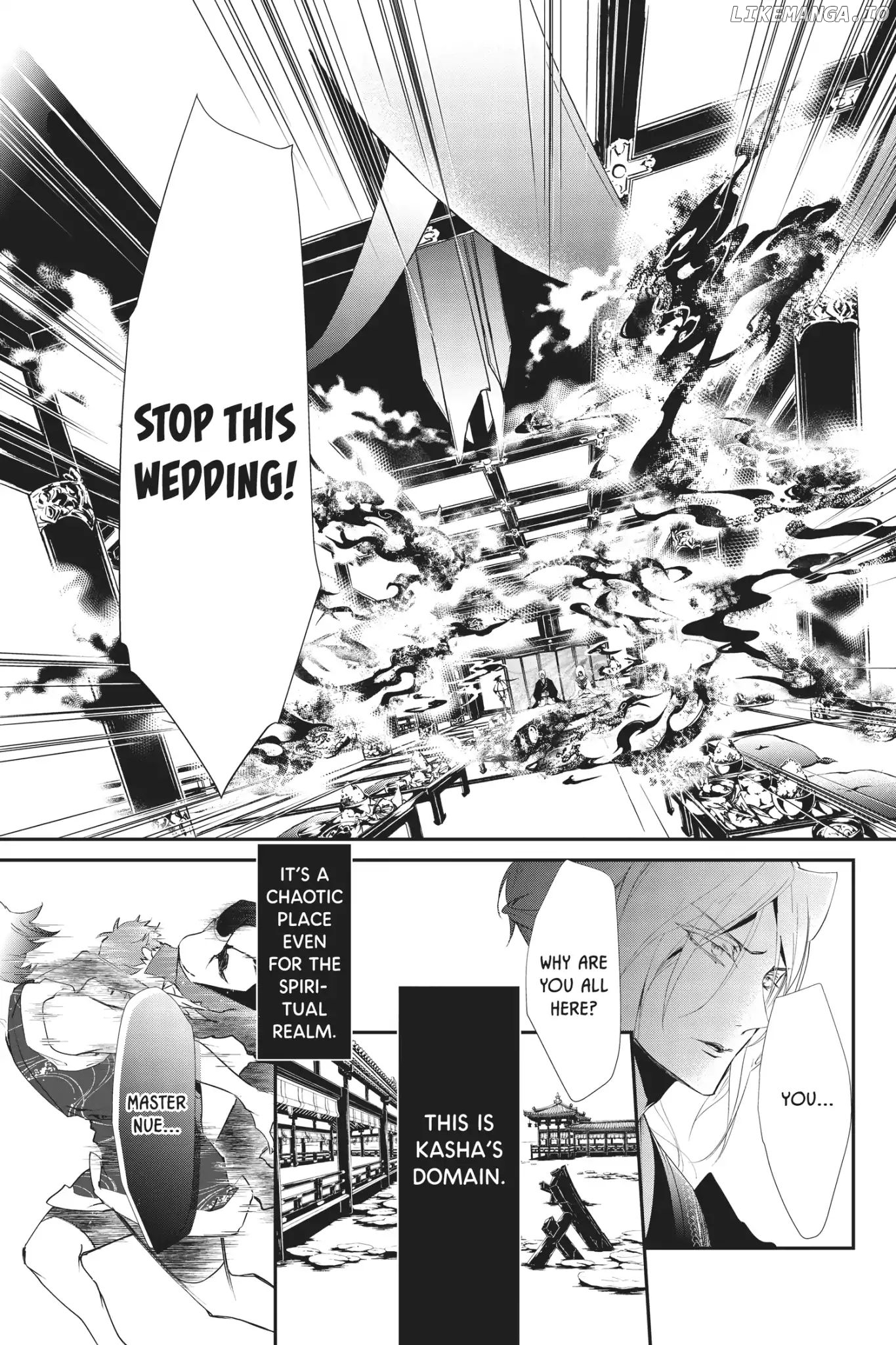 Momochi-san Chi no Ayakashi Ouji chapter 54 - page 3