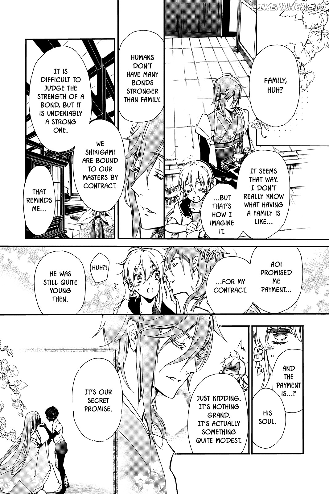 Momochi-san Chi no Ayakashi Ouji chapter 39 - page 13