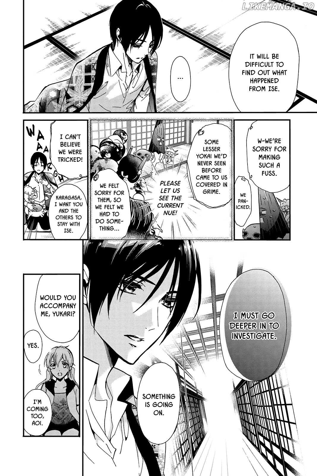 Momochi-san Chi no Ayakashi Ouji chapter 39 - page 20