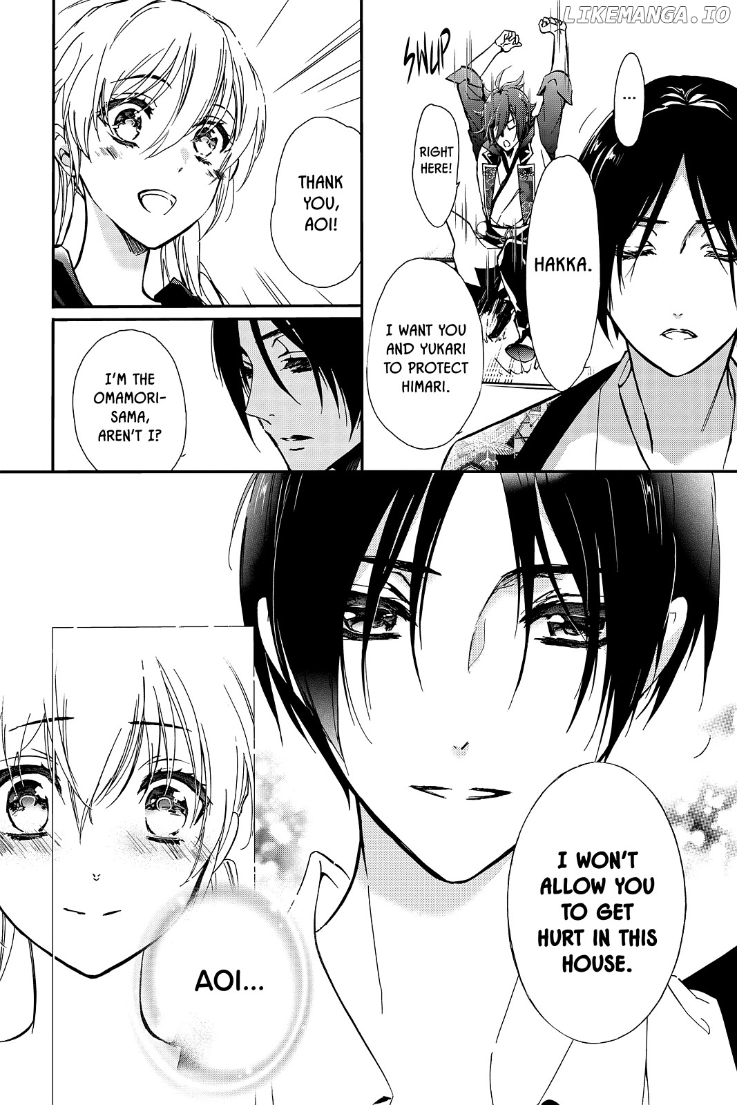 Momochi-san Chi no Ayakashi Ouji chapter 39 - page 22