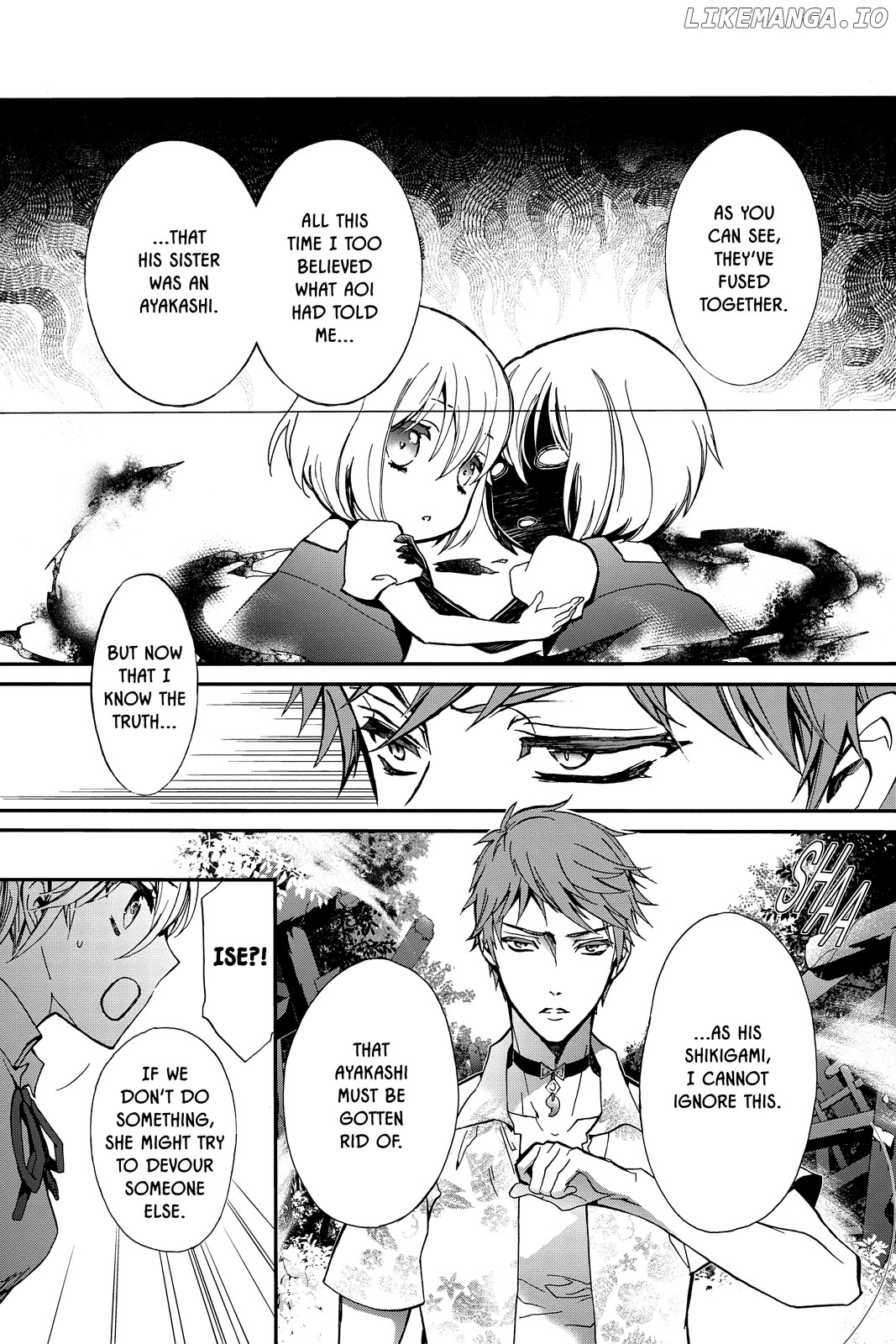 Momochi-san Chi no Ayakashi Ouji chapter 32 - page 24