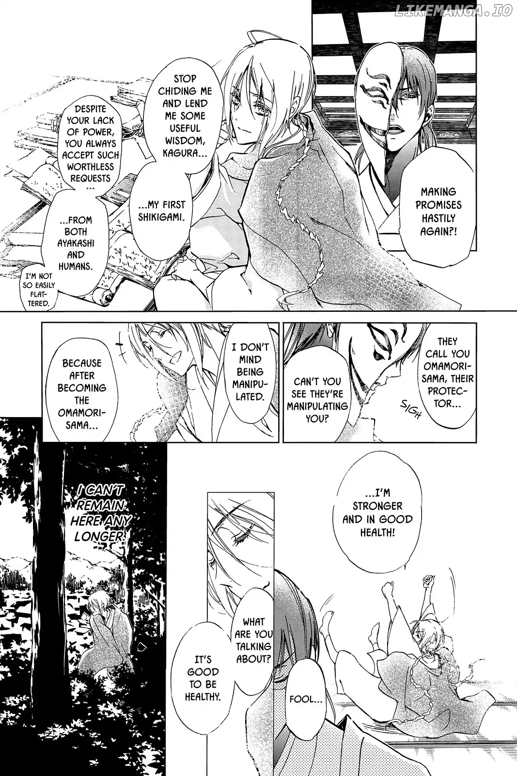 Momochi-san Chi no Ayakashi Ouji chapter 43 - page 12