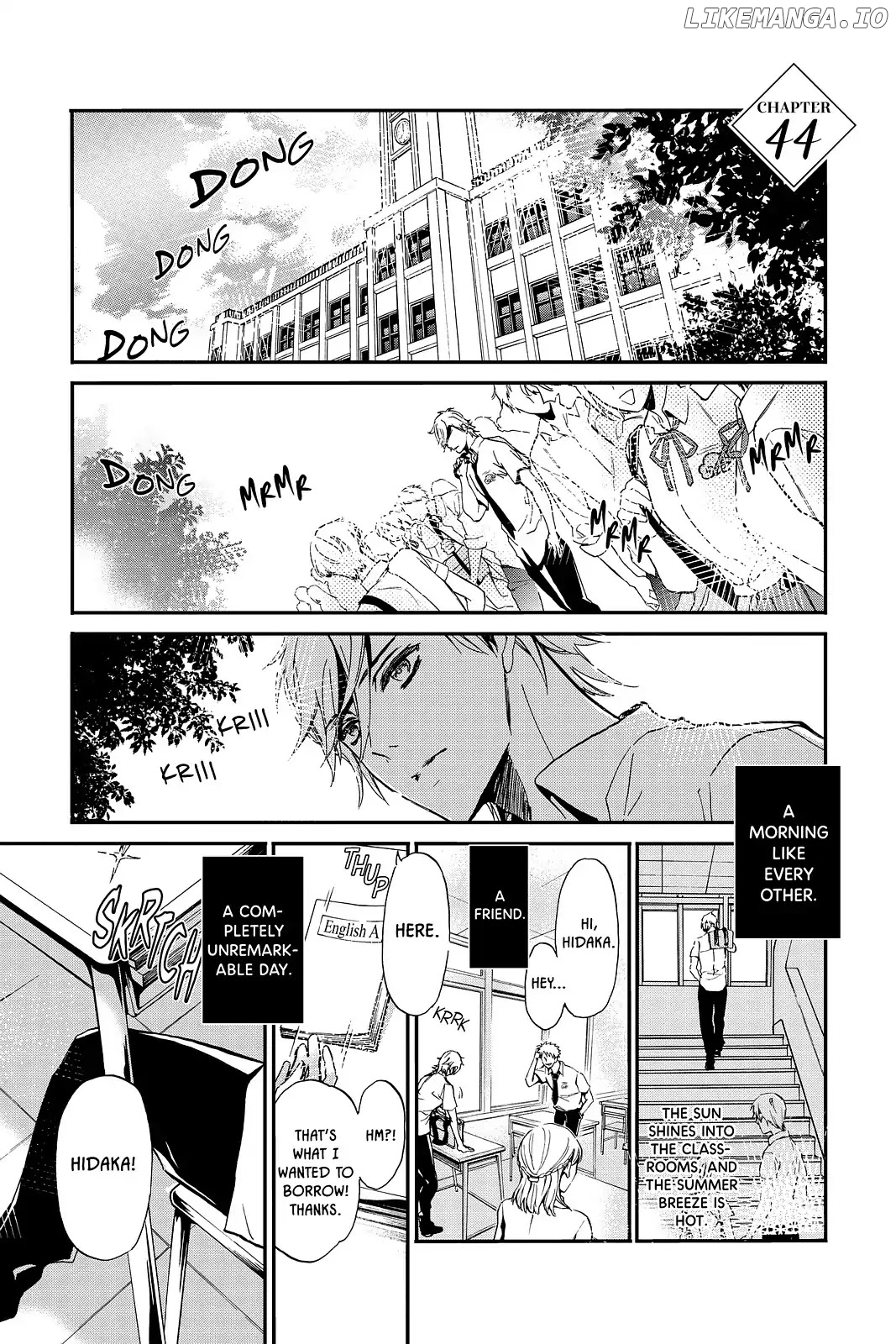 Momochi-san Chi no Ayakashi Ouji chapter 44 - page 1