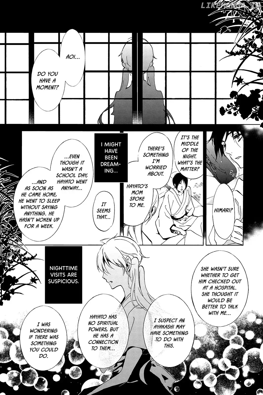 Momochi-san Chi no Ayakashi Ouji chapter 45 - page 3