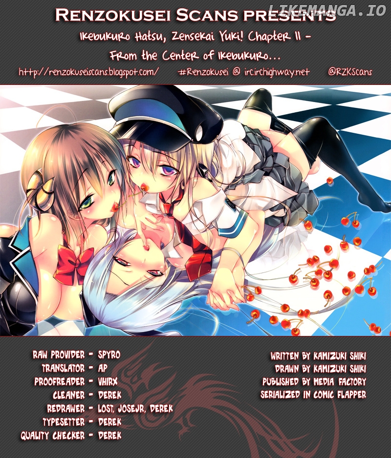 Kebukurohatsu, Zensekai Yuki! chapter 11 - page 1