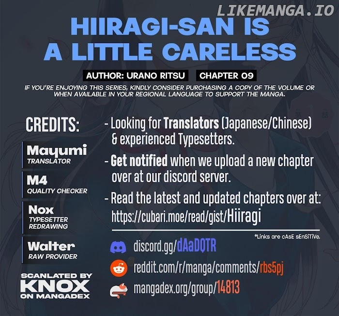 Hiiragi-San Is A Little Careless chapter 9 - page 17
