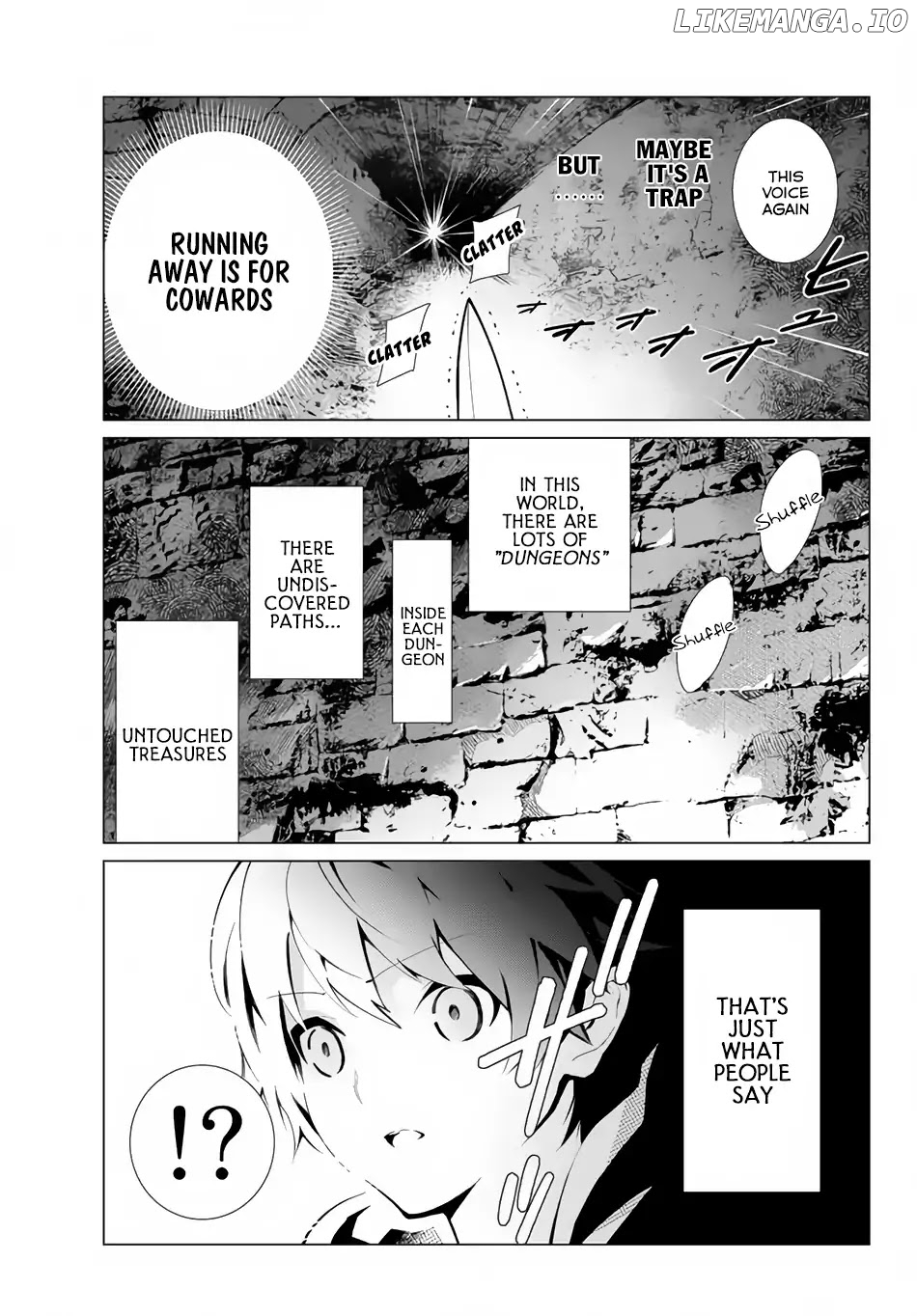 Ore dake Haireru Kakushi Dungeon: Kossori Kitaete Sekai Saikyou chapter 1 - page 4