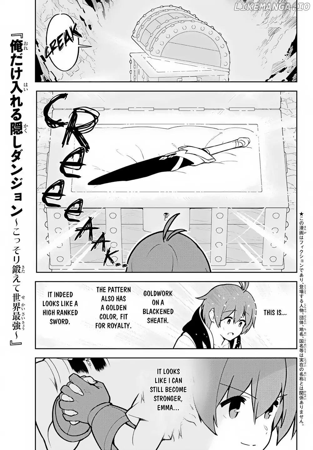 Ore dake Haireru Kakushi Dungeon: Kossori Kitaete Sekai Saikyou chapter 25 - page 2