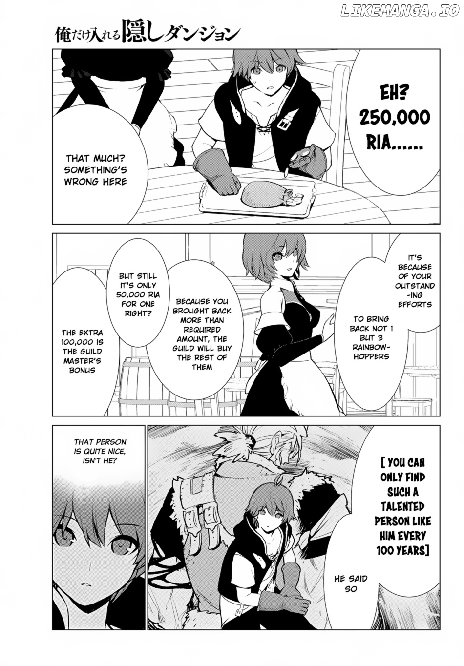 Ore dake Haireru Kakushi Dungeon: Kossori Kitaete Sekai Saikyou chapter 5 - page 22