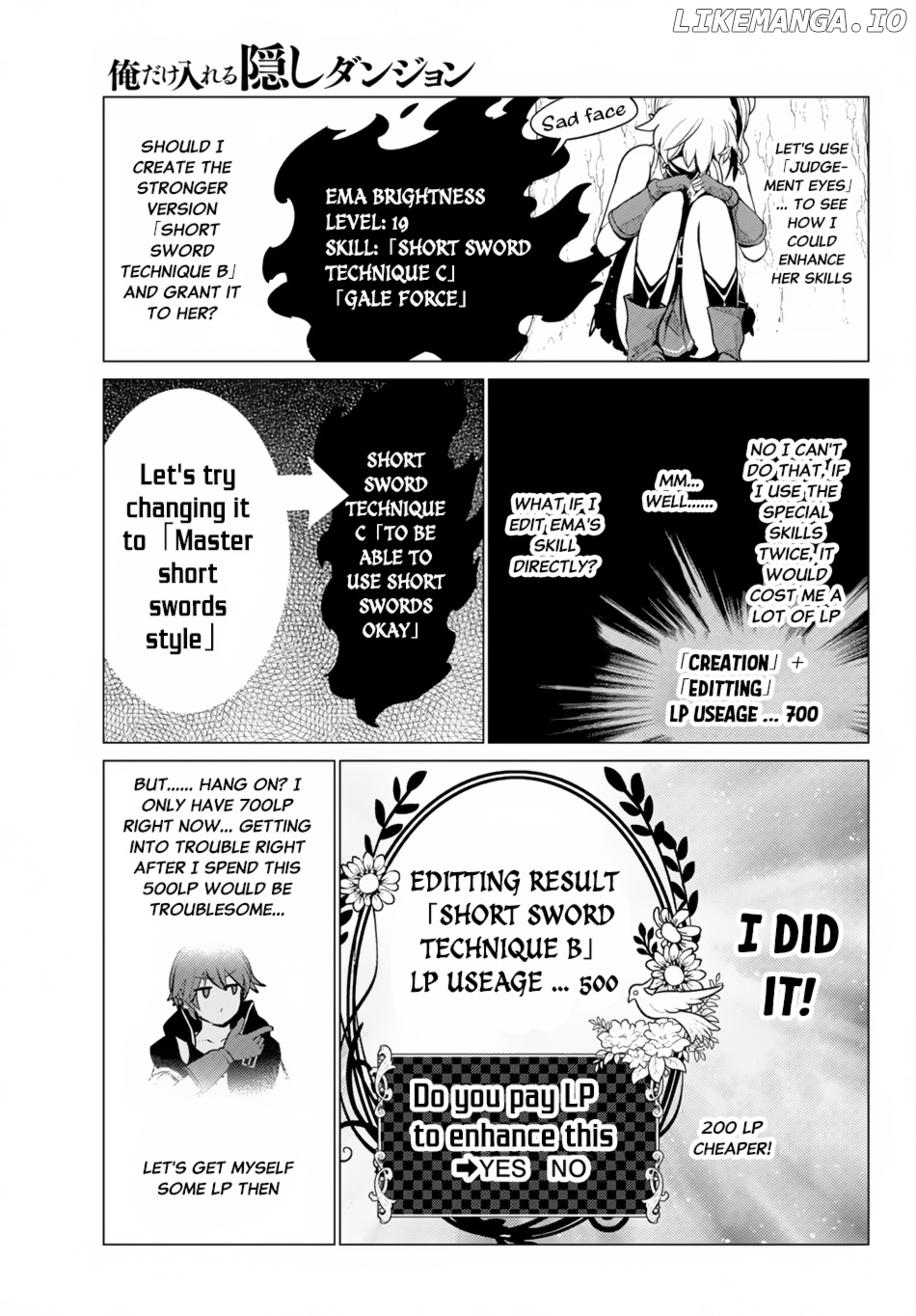 Ore dake Haireru Kakushi Dungeon: Kossori Kitaete Sekai Saikyou chapter 6 - page 18