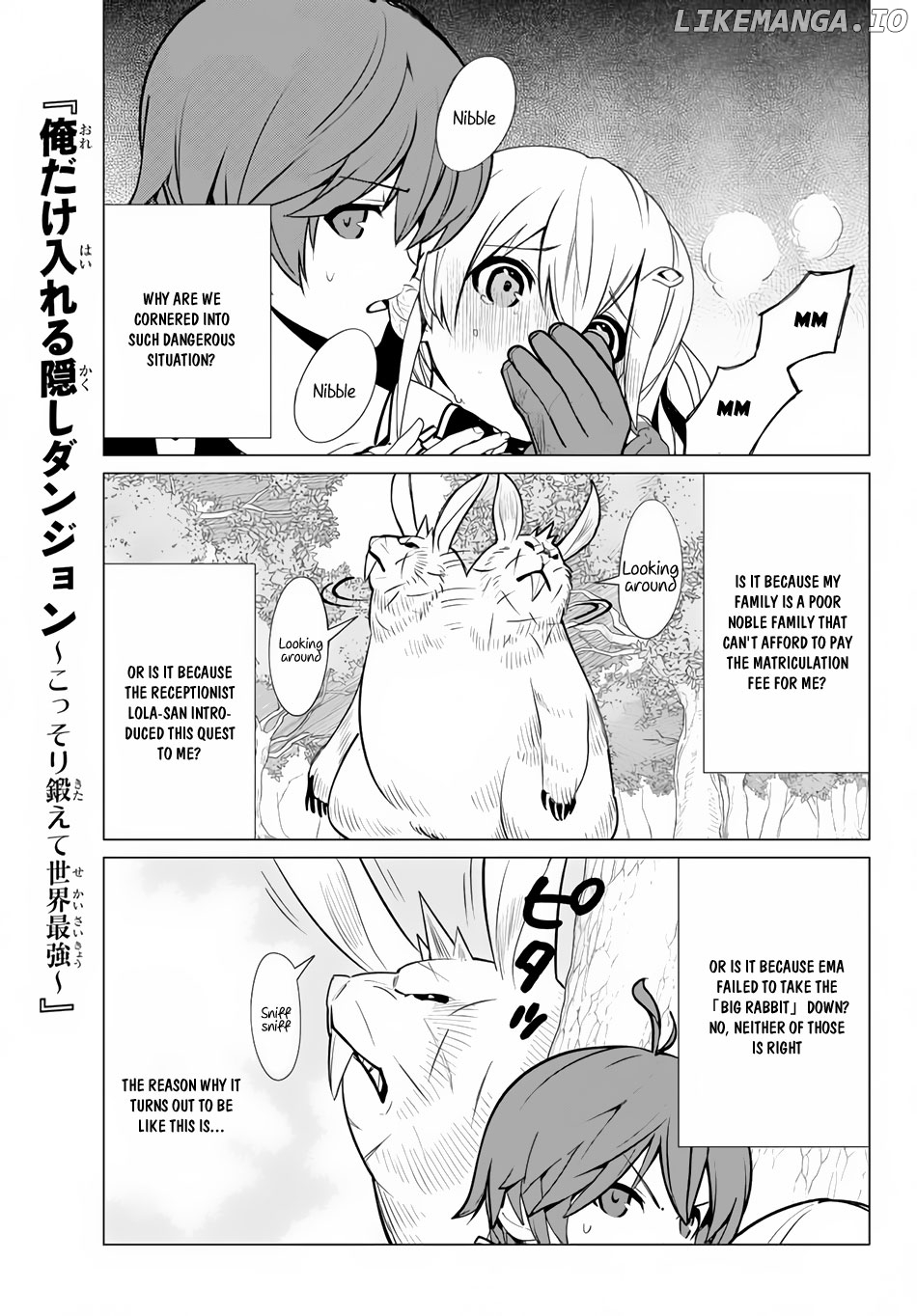 Ore dake Haireru Kakushi Dungeon: Kossori Kitaete Sekai Saikyou chapter 7 - page 2