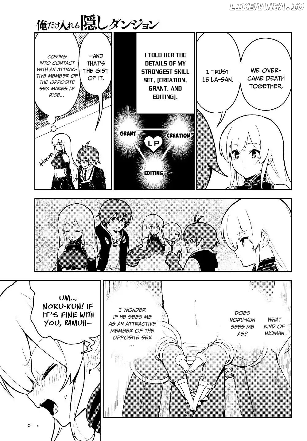 Ore dake Haireru Kakushi Dungeon: Kossori Kitaete Sekai Saikyou chapter 29.2 - page 7