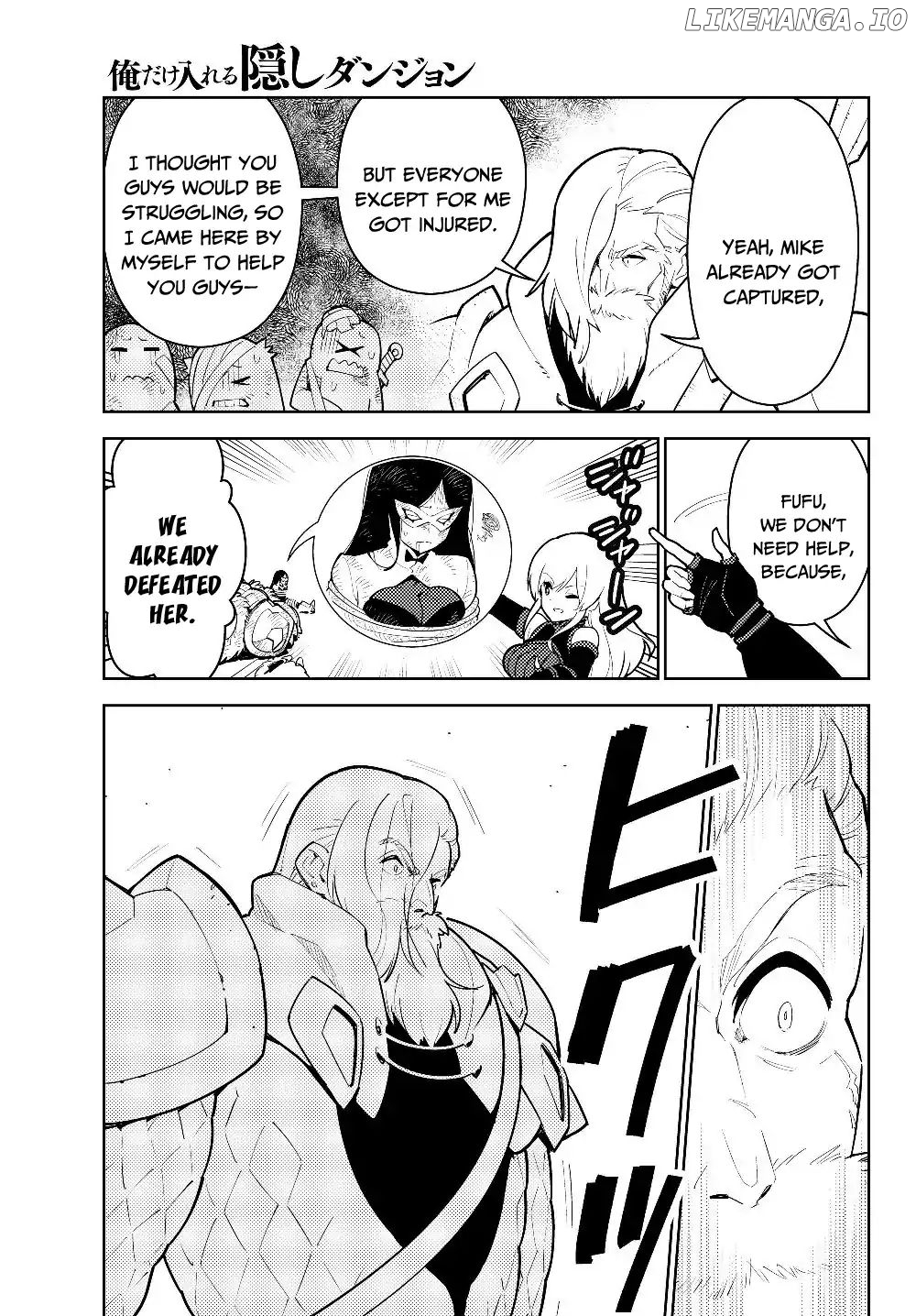 Ore dake Haireru Kakushi Dungeon: Kossori Kitaete Sekai Saikyou chapter 29.2 - page 9