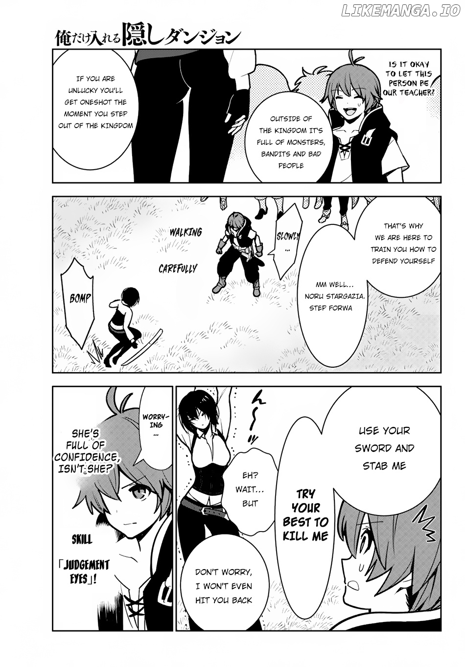 Ore dake Haireru Kakushi Dungeon: Kossori Kitaete Sekai Saikyou chapter 8.2 - page 9