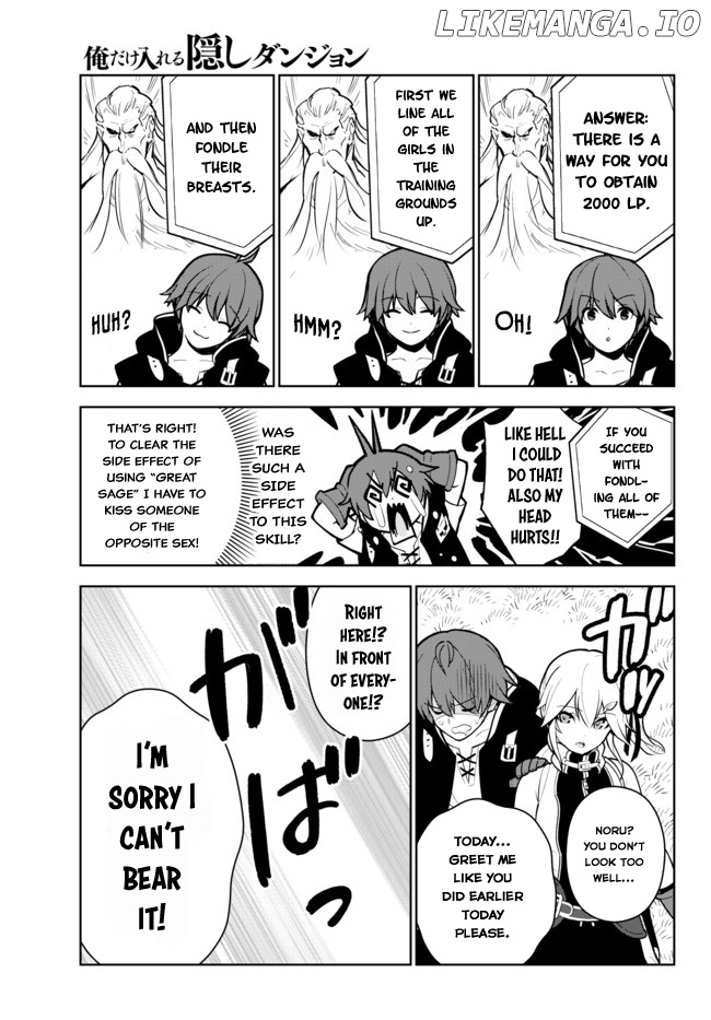 Ore dake Haireru Kakushi Dungeon: Kossori Kitaete Sekai Saikyou chapter 9 - page 19