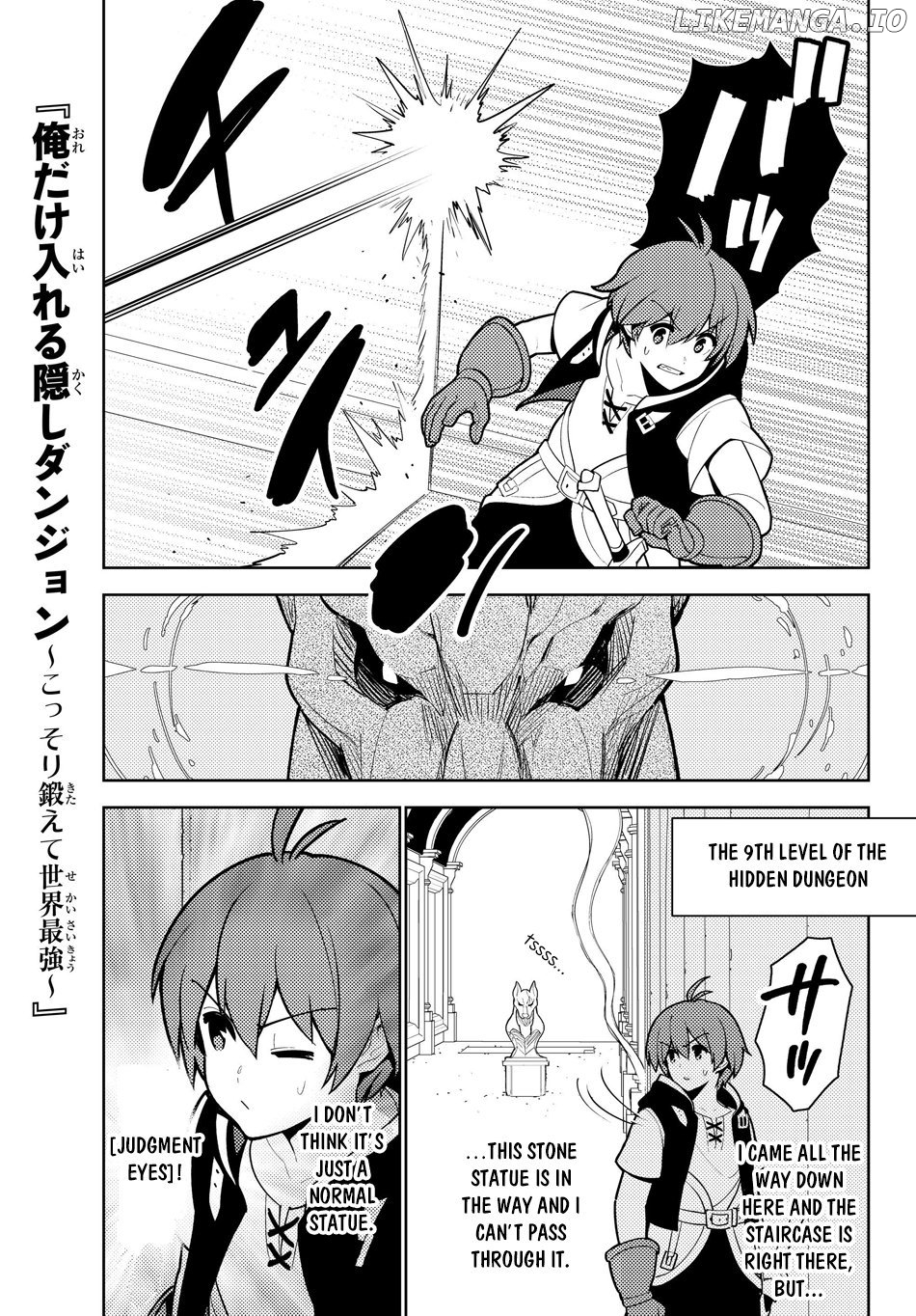Ore dake Haireru Kakushi Dungeon: Kossori Kitaete Sekai Saikyou chapter 36 - page 2
