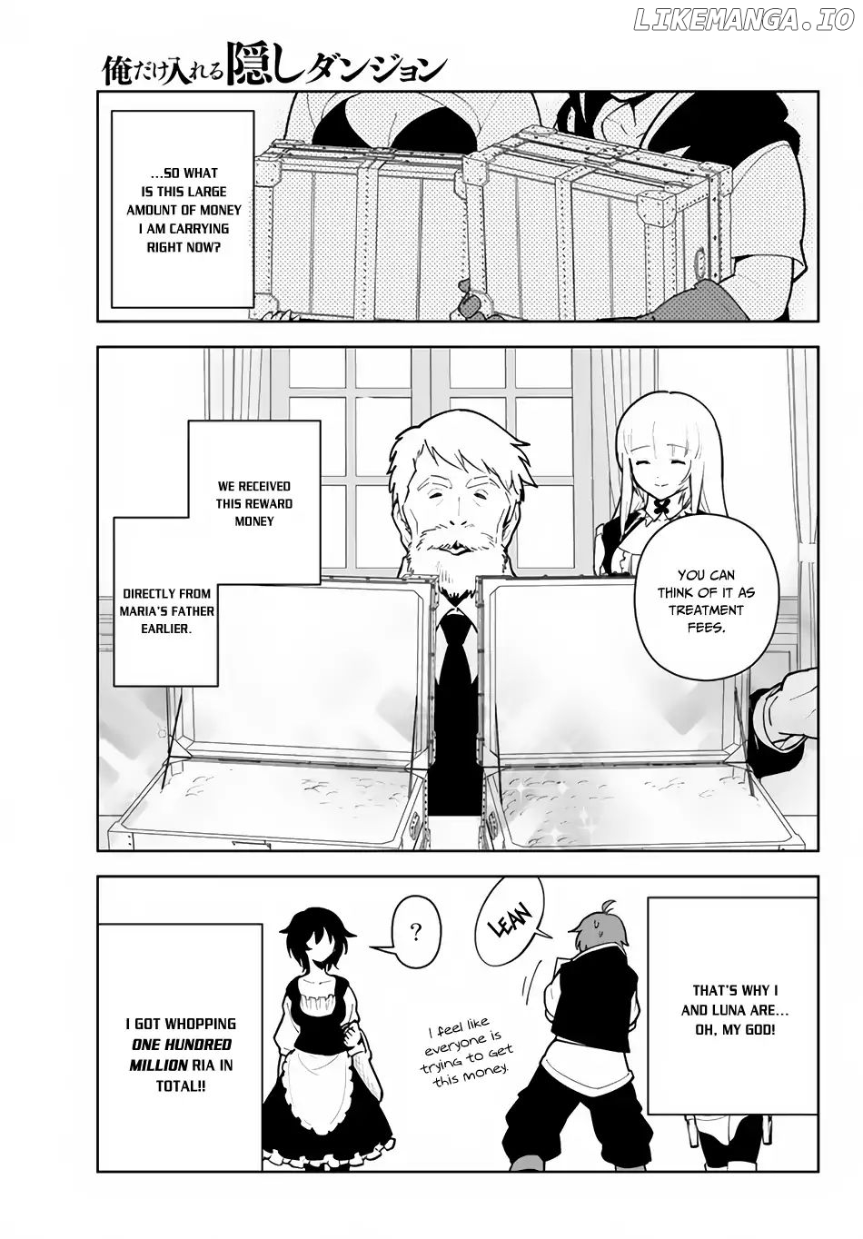 Ore dake Haireru Kakushi Dungeon: Kossori Kitaete Sekai Saikyou chapter 15.1 - page 6