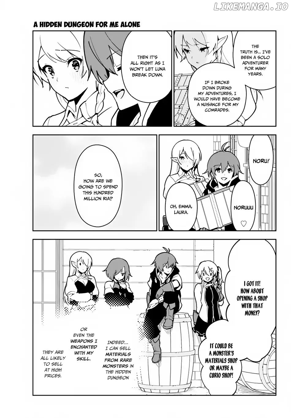 Ore dake Haireru Kakushi Dungeon: Kossori Kitaete Sekai Saikyou chapter 15.1 - page 8