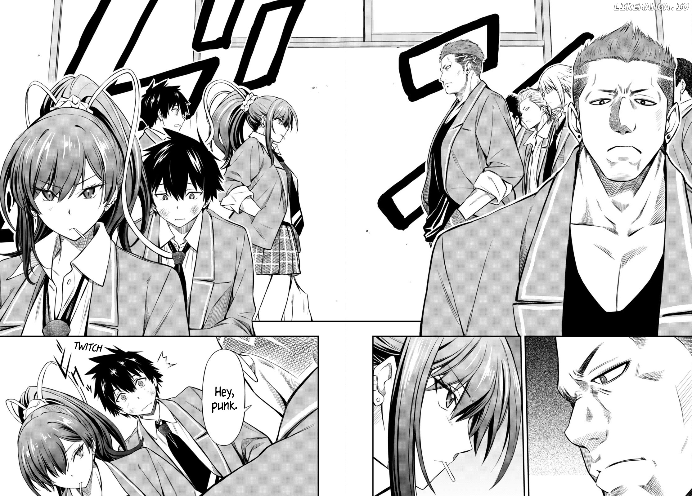 Houkago wa Kenka Saikyou no Gyaru ni Tsurekomareru Seikatsu Kanojo-tachi ni Sukarete, Boku mo Saikyou ni!? chapter 2 - page 12
