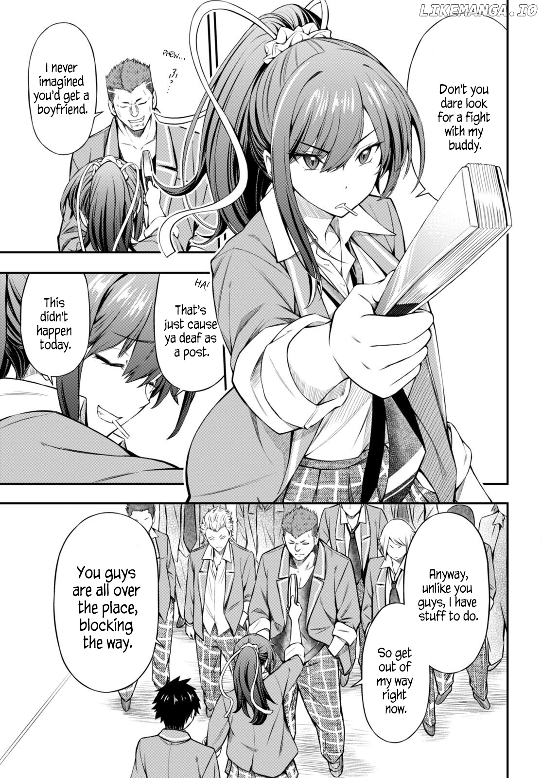 Houkago wa Kenka Saikyou no Gyaru ni Tsurekomareru Seikatsu Kanojo-tachi ni Sukarete, Boku mo Saikyou ni!? chapter 2 - page 14