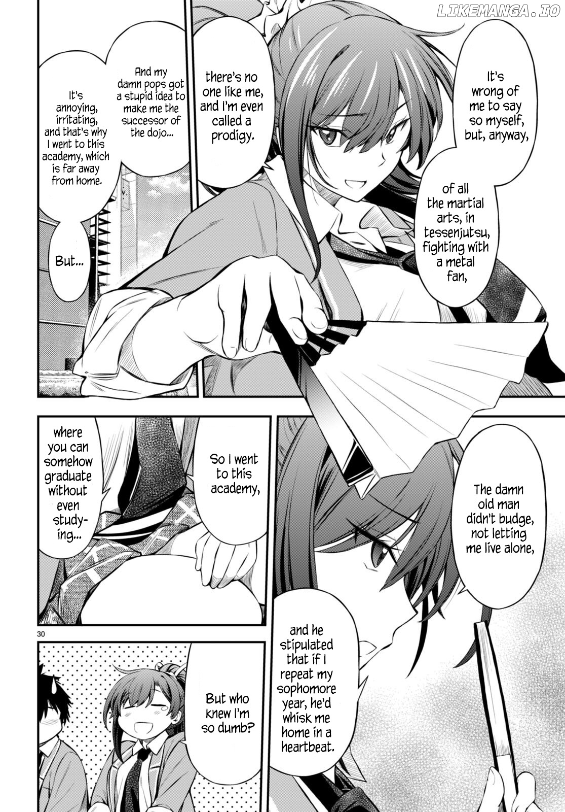 Houkago wa Kenka Saikyou no Gyaru ni Tsurekomareru Seikatsu Kanojo-tachi ni Sukarete, Boku mo Saikyou ni!? chapter 2 - page 28