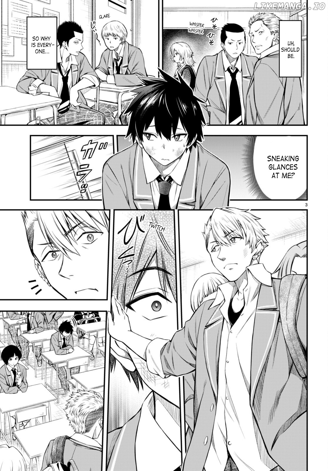 Houkago wa Kenka Saikyou no Gyaru ni Tsurekomareru Seikatsu Kanojo-tachi ni Sukarete, Boku mo Saikyou ni!? chapter 2 - page 3