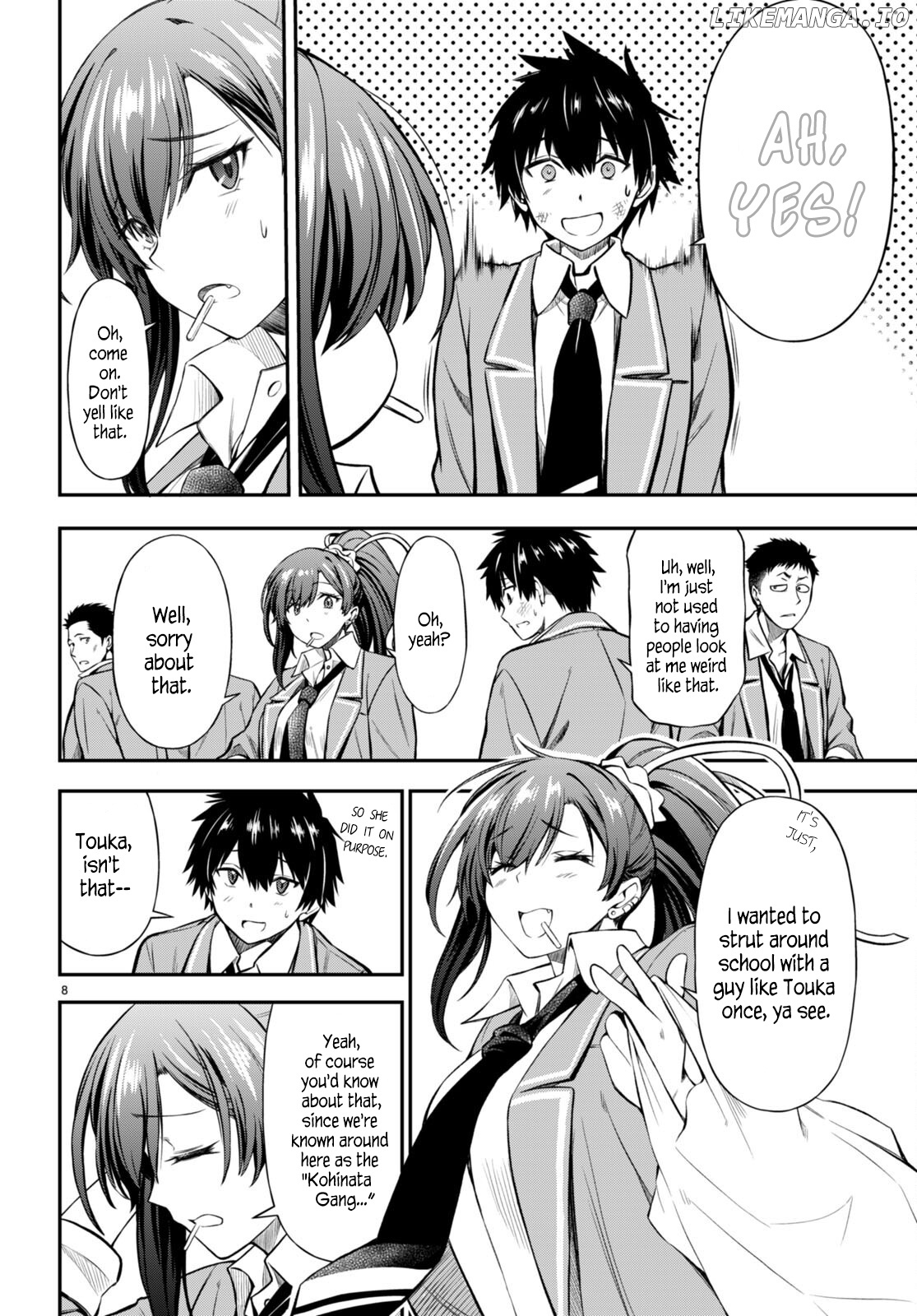 Houkago wa Kenka Saikyou no Gyaru ni Tsurekomareru Seikatsu Kanojo-tachi ni Sukarete, Boku mo Saikyou ni!? chapter 2 - page 8
