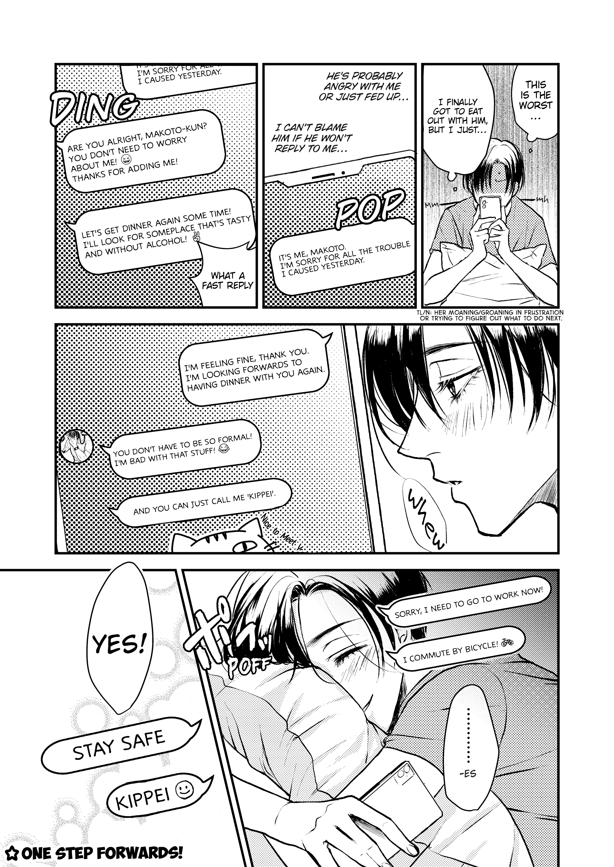 Ikemen Dansou Reiya To Renaishitara Bl-Ppoi Nl Ni Naru Hanashi chapter 4 - page 4