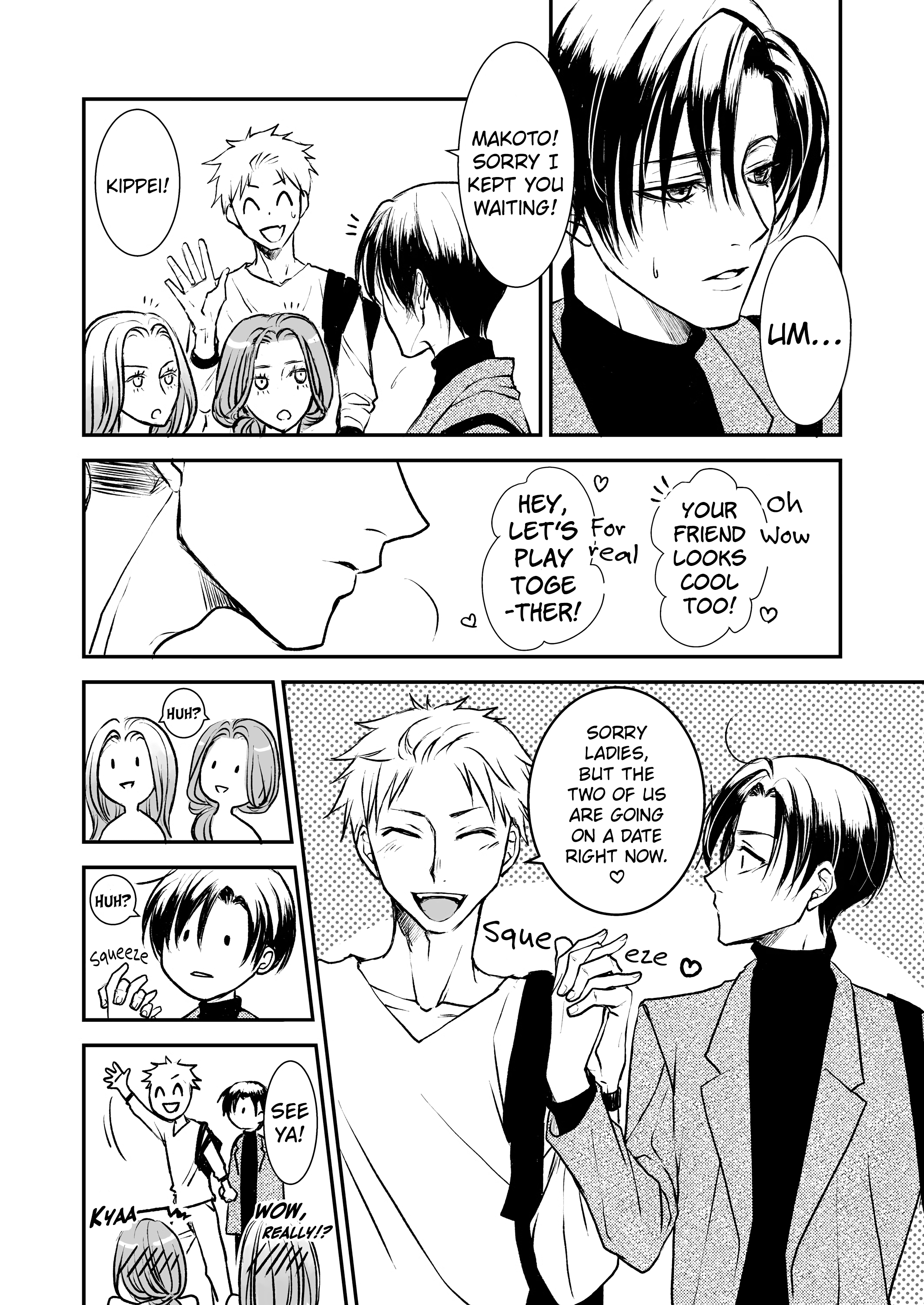 Ikemen Dansou Reiya To Renaishitara Bl-Ppoi Nl Ni Naru Hanashi chapter 5 - page 3