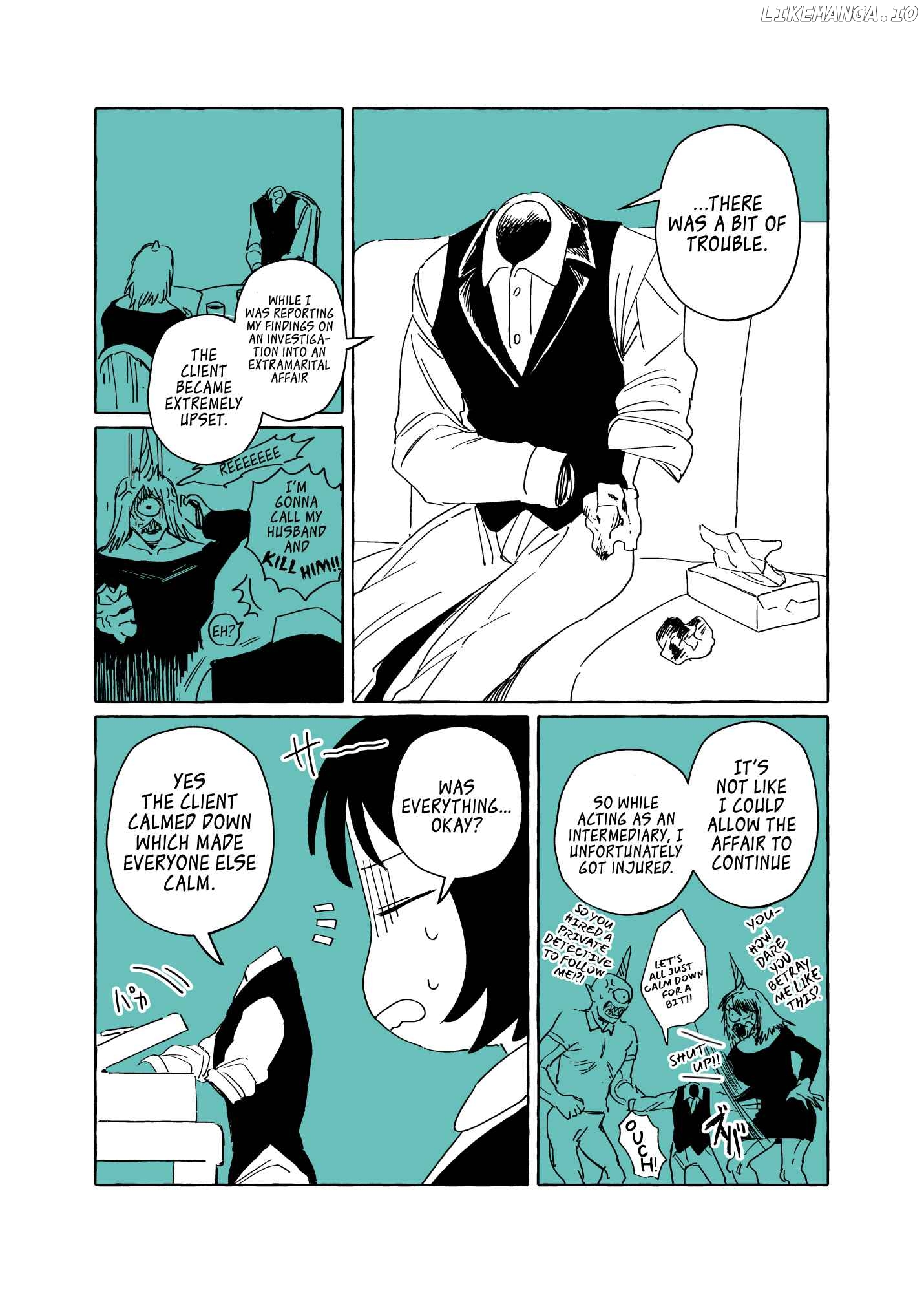 Toumei Otoko to Ningen Onna ~Sonouchi Fuufu ni Naru Futari~ chapter 3 - page 3