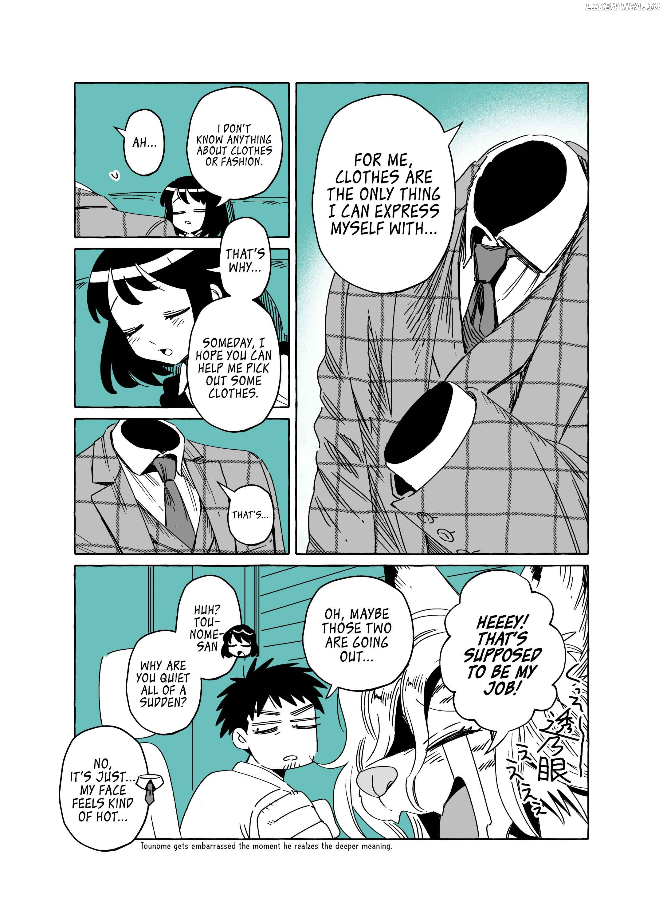 Toumei Otoko to Ningen Onna ~Sonouchi Fuufu ni Naru Futari~ chapter 7 - page 4