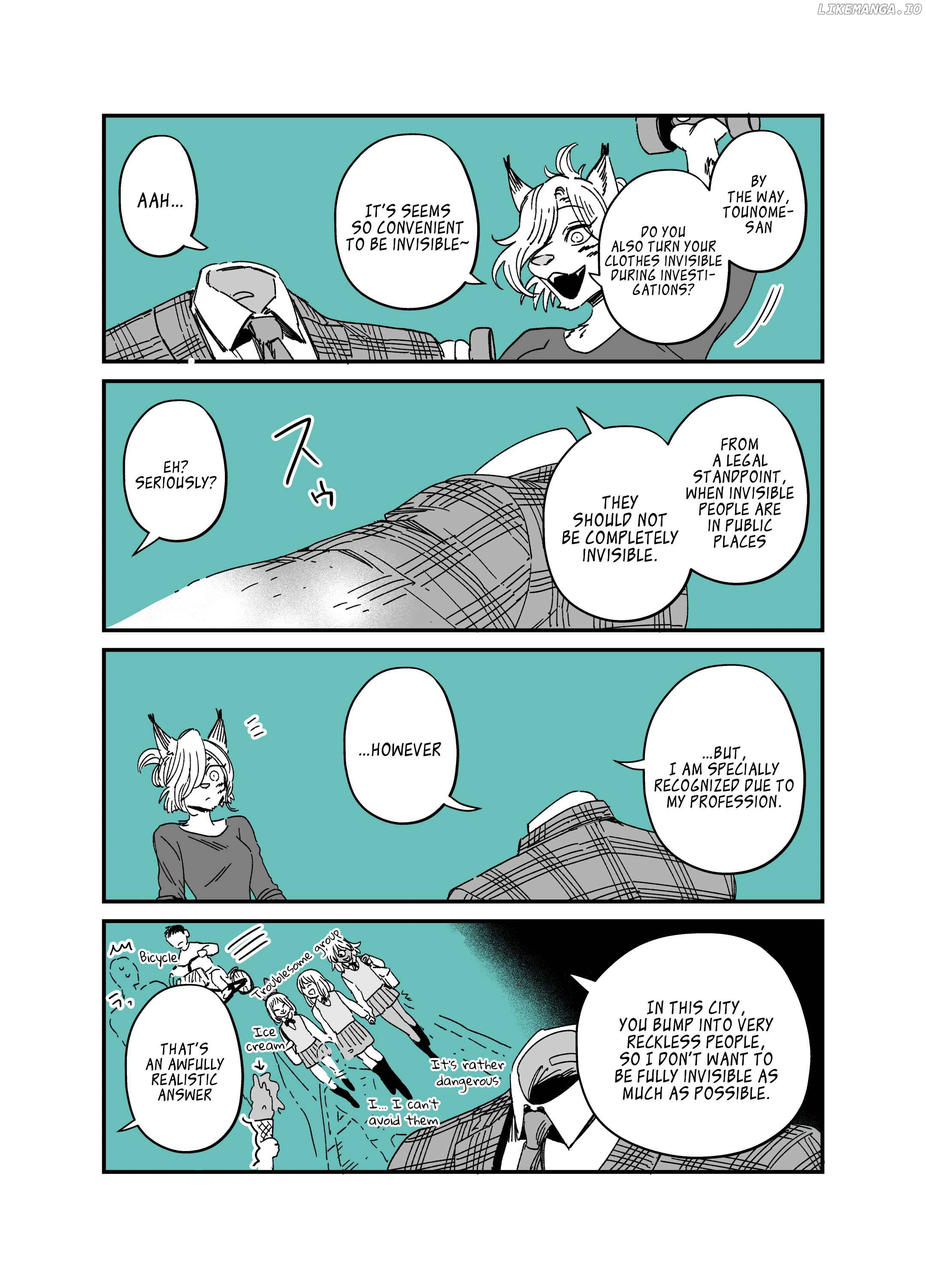 Toumei Otoko to Ningen Onna ~Sonouchi Fuufu ni Naru Futari~ chapter 12 - page 6