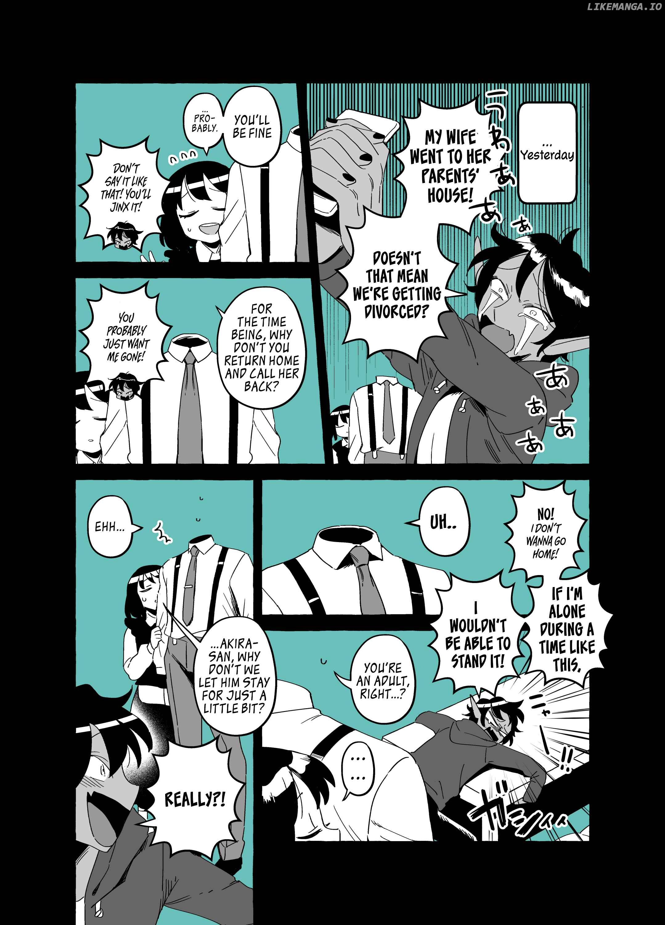 Toumei Otoko to Ningen Onna ~Sonouchi Fuufu ni Naru Futari~ chapter 16 - page 3