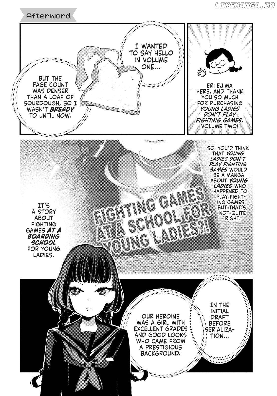Young Ladies Don't Play Fighting Games Chapter 9 - page 32
