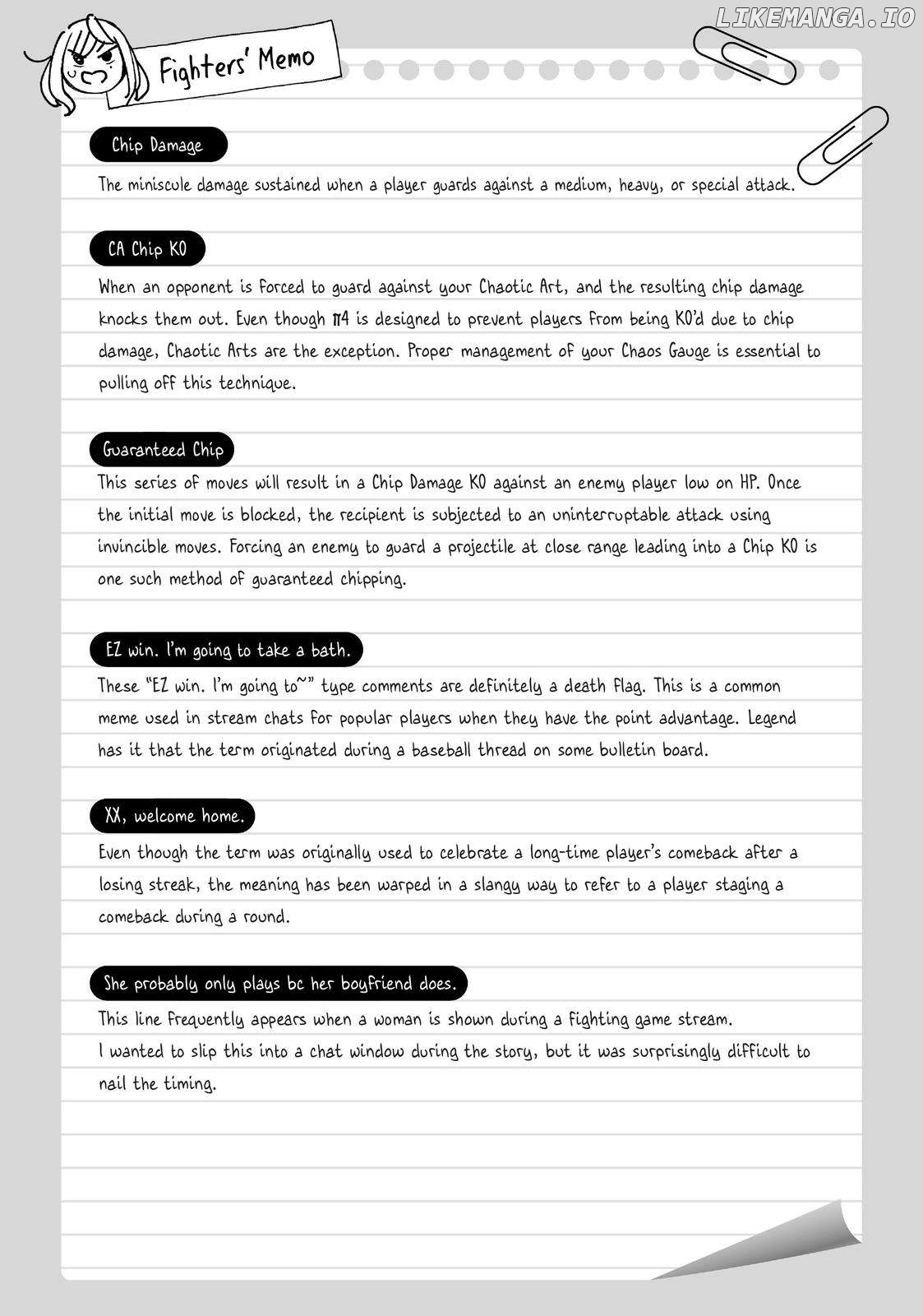 Young Ladies Don't Play Fighting Games Chapter 24 - page 34