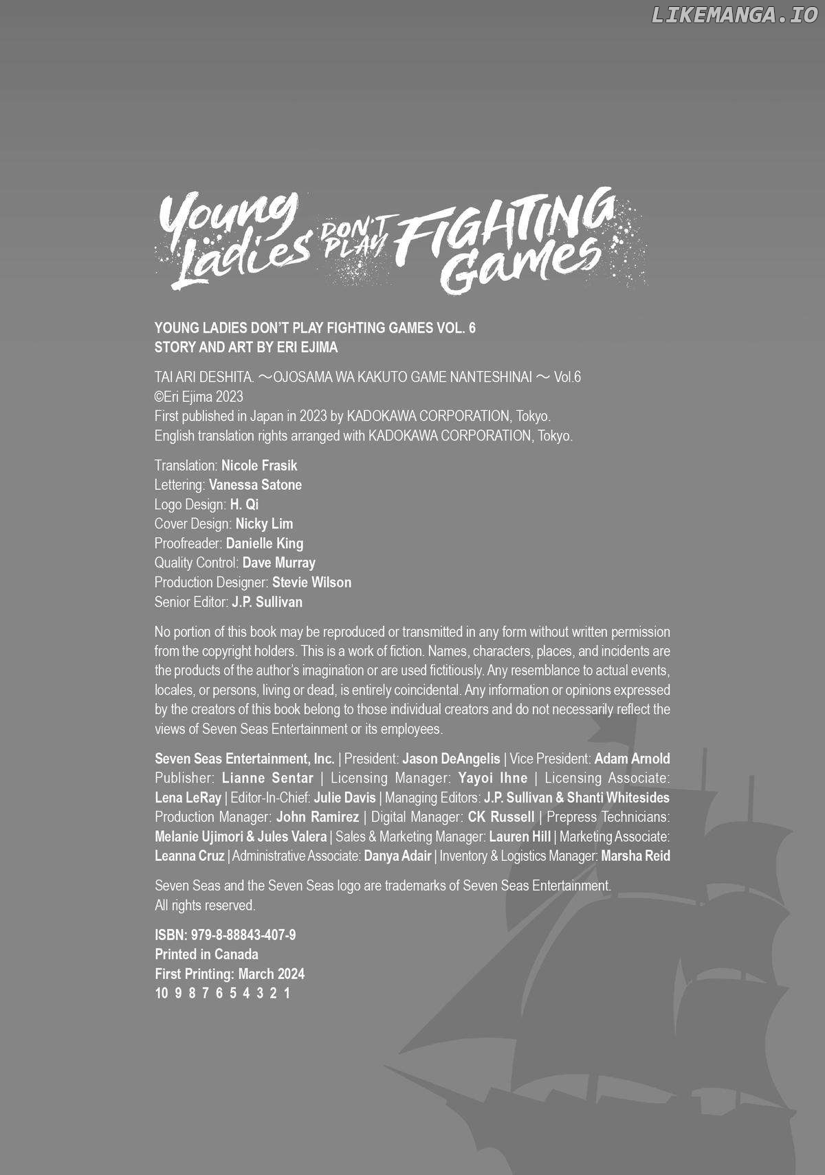 Young Ladies Don't Play Fighting Games Chapter 33 - page 34