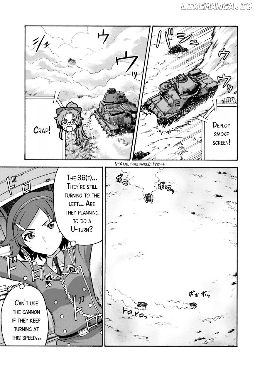 GIRLS und PANZER - Gekitou! Maginot-sen desu!! chapter 10 - page 21