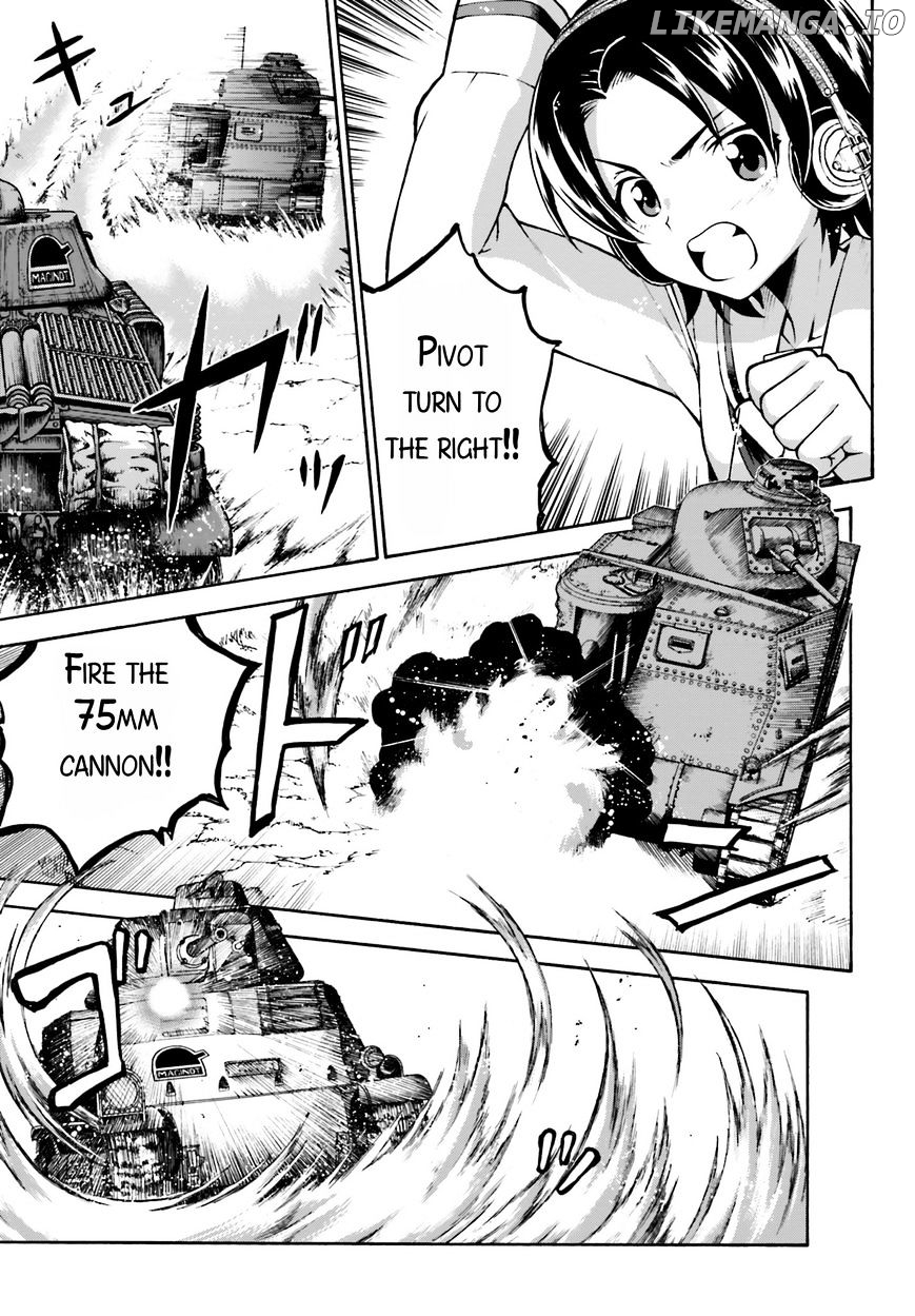 GIRLS und PANZER - Gekitou! Maginot-sen desu!! chapter 10 - page 33