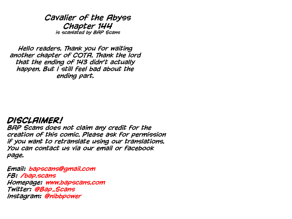 Cavalier of the Abyss Chapter 144 - page 30