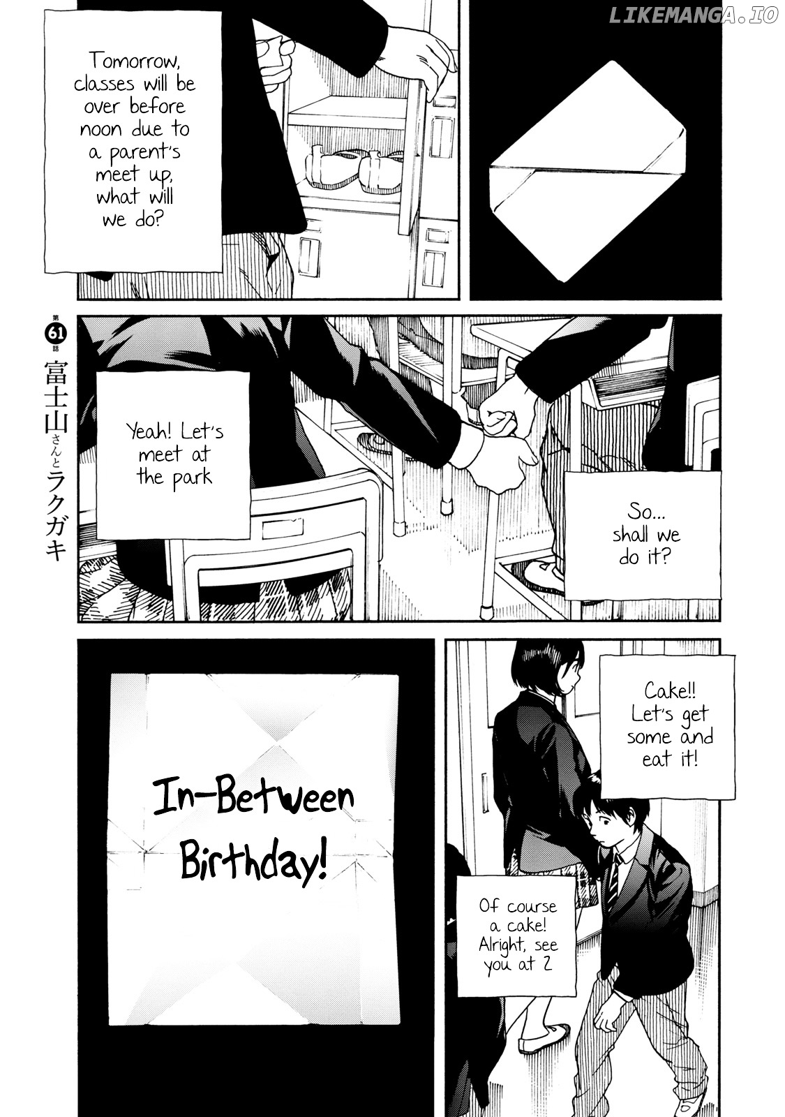 Fujiyama-San Wa Shishunki chapter 61 - page 1