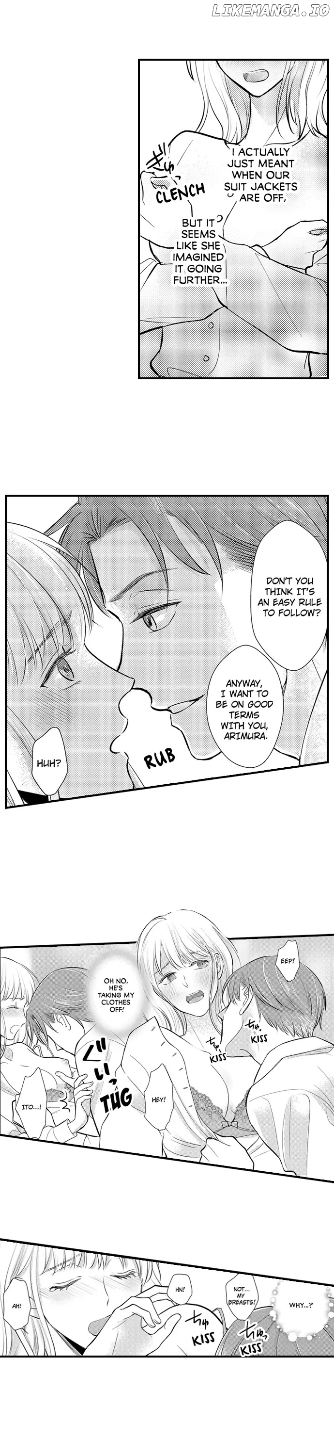 Wake Atte Kenen no Naka desu ga, Suit wo Nuidara Beta Hore desu Chapter 3 - page 5