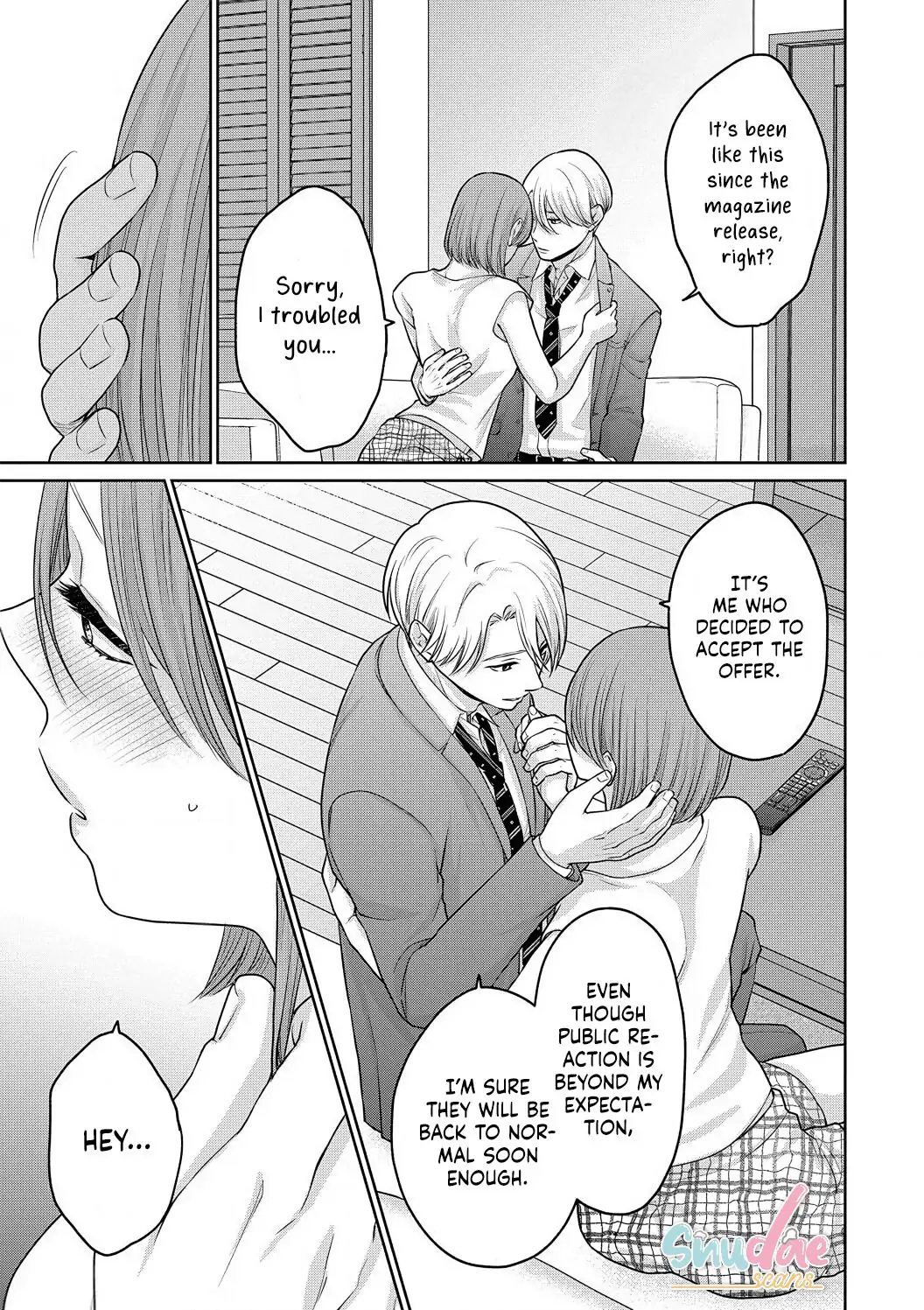 Dekiai Zentei, Keiyakukon. ~Iwashiro Bengoshi wa Ai ga Deka Sugiru!?~ Chapter 5 - page 19