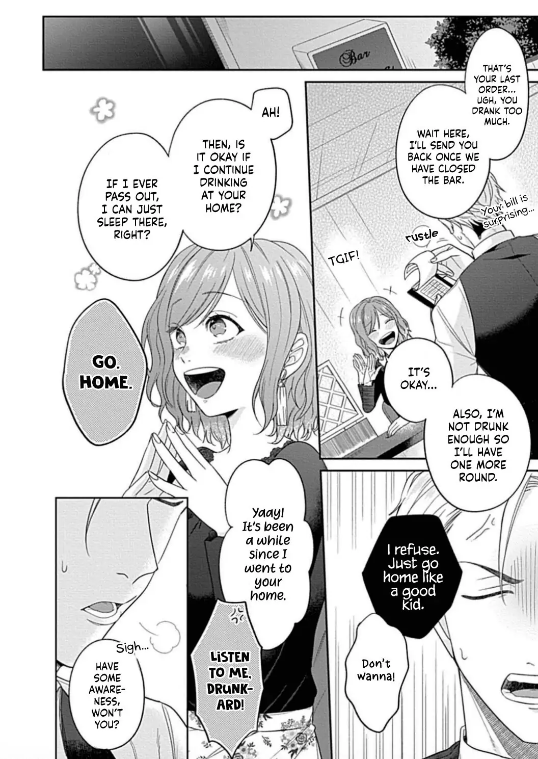 Osananajimi Bartender to Hajimeru Kaikan Lesson Chapter 1 - page 18