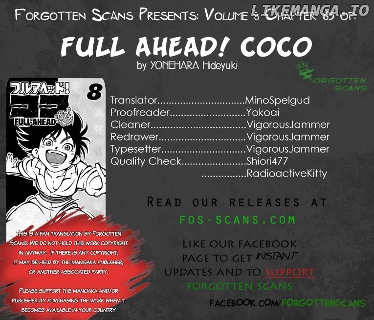 Full Ahead! Coco chapter 65 - page 2