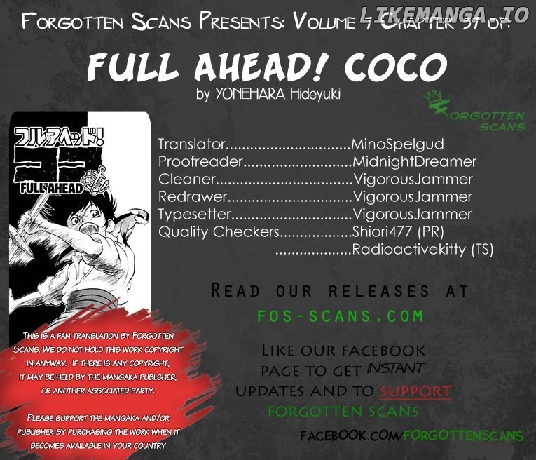 Full Ahead! Coco chapter 57 - page 1