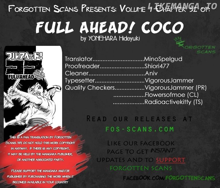 Full Ahead! Coco chapter 52 - page 1