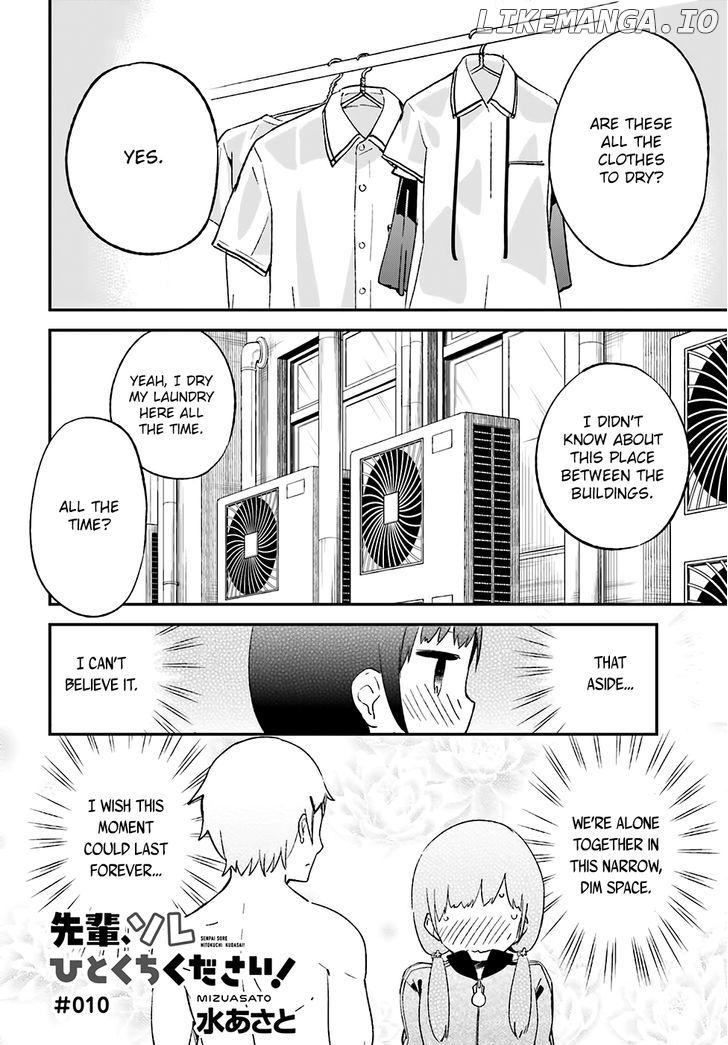 Senpai, Sore Hitokuchi Kudasai! chapter 10 - page 2